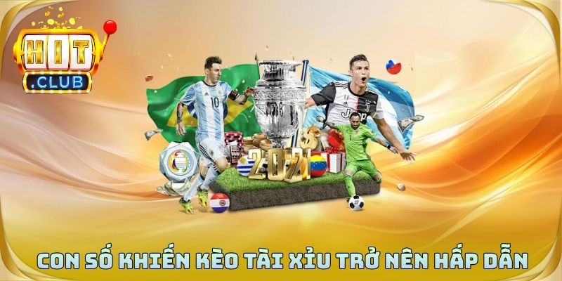 Con số rõ ràng khiến kèo tài xỉu trở nên hấp dẫn