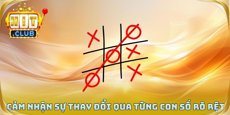 Người chơi cảm nhận sự thay đổi qua từng con số rõ rệt