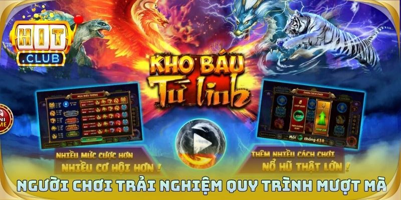 Người chơi trải nghiệm quy trình truy cập mượt mà
