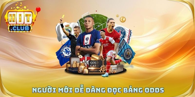 Người mới dễ dàng đọc bảng odds