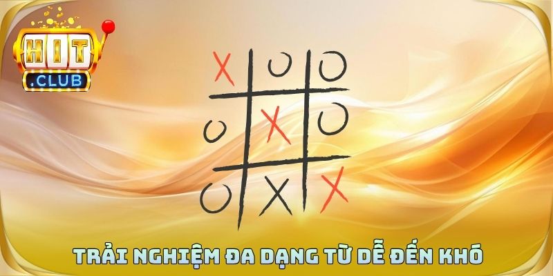 Trải nghiệm đa dạng từ dễ đến khó khi thi đấu với máy